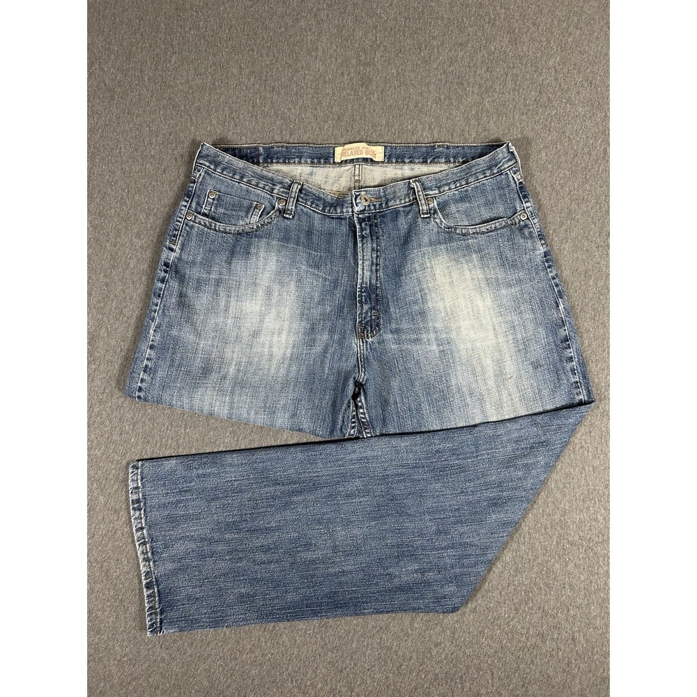 Wrangler‎ Relaxed Bootcut Men's Blue Denim Jeans 40x32